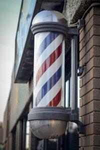 barber, barbershop, retro. מעצב השיער ישראל פיגא. Barber's Pole