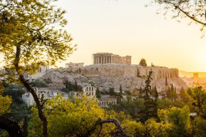  by Tomer Levi Forex athens, sunset, acropolis